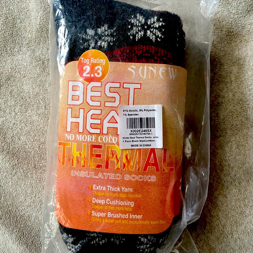 Extra Thick, Insulated Yarn Socks